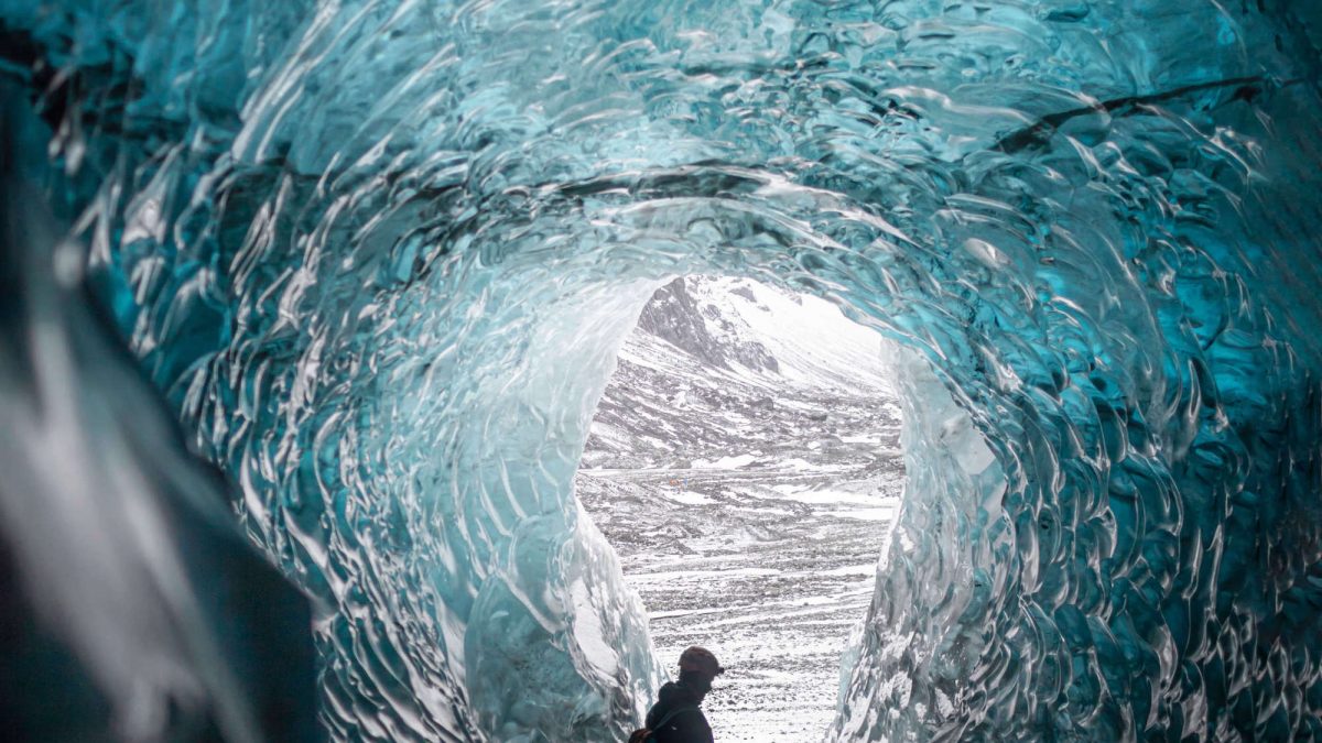Iceland Breiðamerkurjökull Ice cave