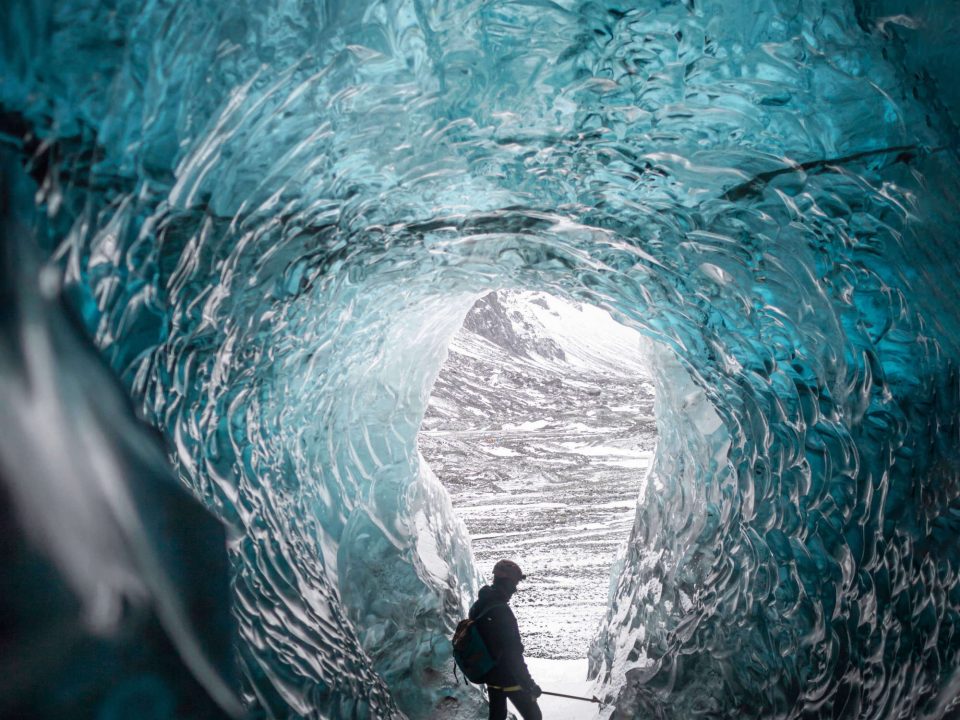 Iceland Breiðamerkurjökull Ice cave