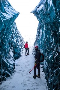 Ice cave tunel