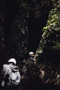 Dungeon on ferrata Kysel Slovakia Paradise